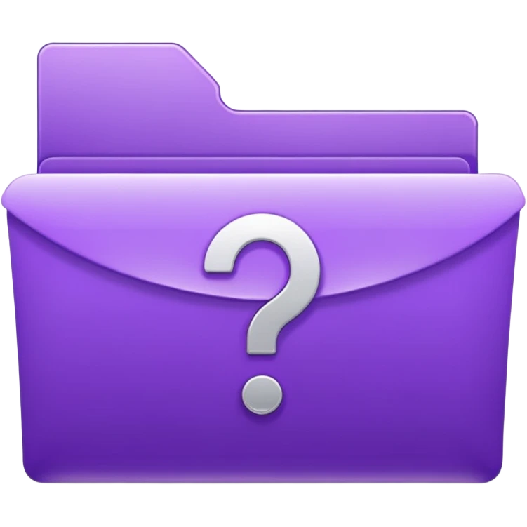 purple download folder emoji