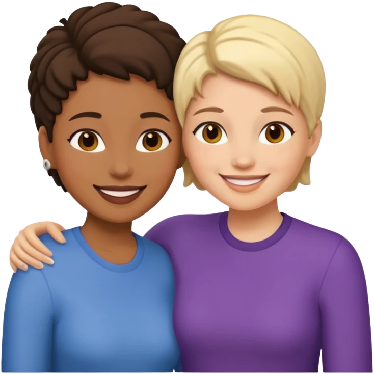 Lesbian couple emoji