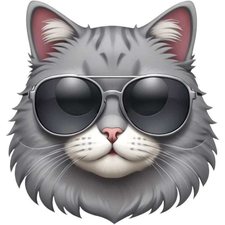 Cat wearing sunglasses emoji