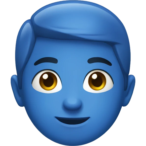 blue emoji