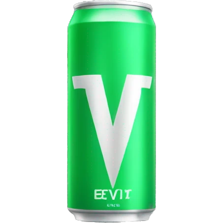 energy drink with V logo emoji