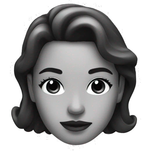 monochrome beauty  emoji