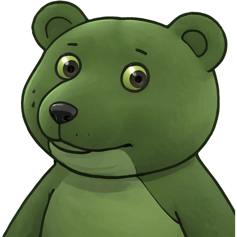 Osito de peluche plan o emoji
