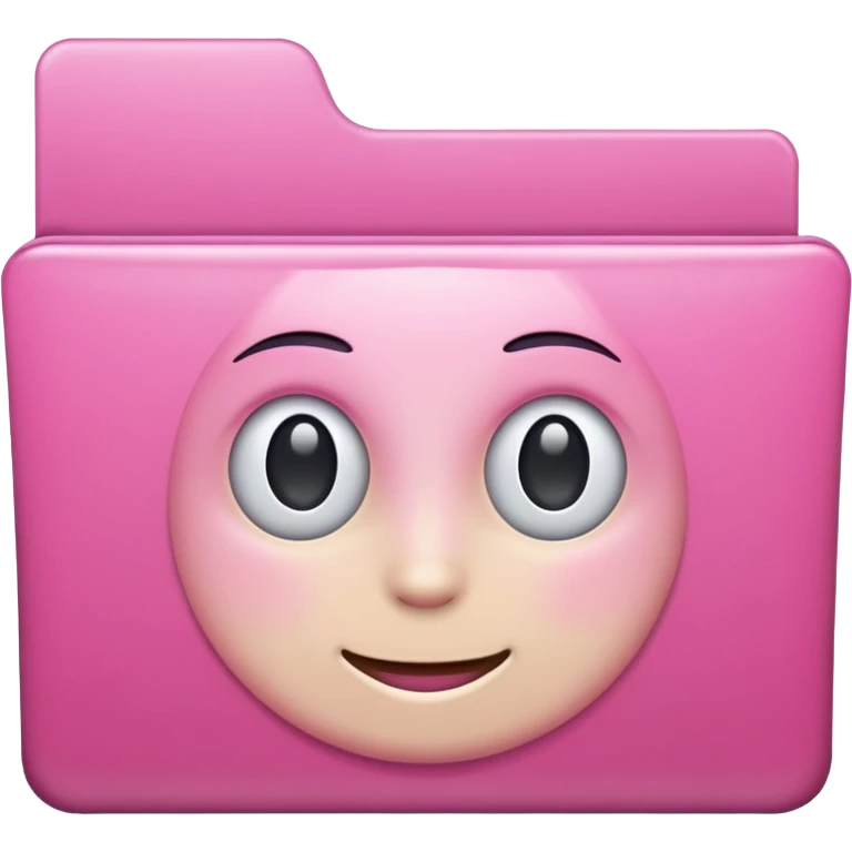mix pink forward facing folder emoji