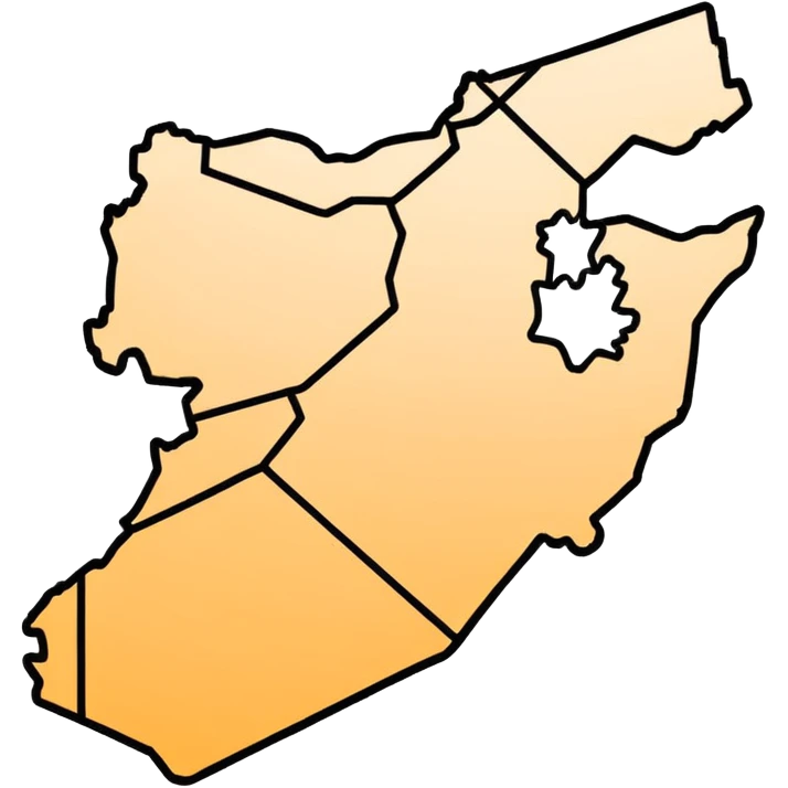 jordan map icon black and white no background just the outline emoji