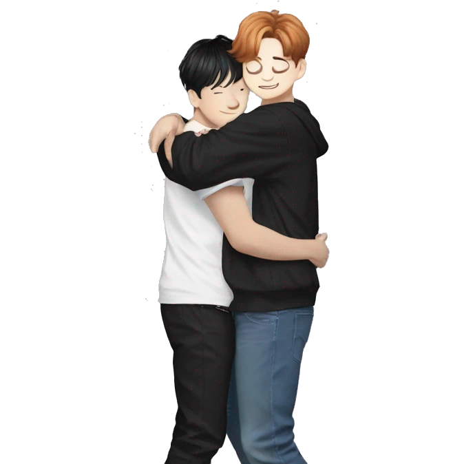Jungkook hugging namjoon emoji