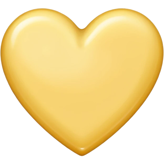 butter coloured heart emoji