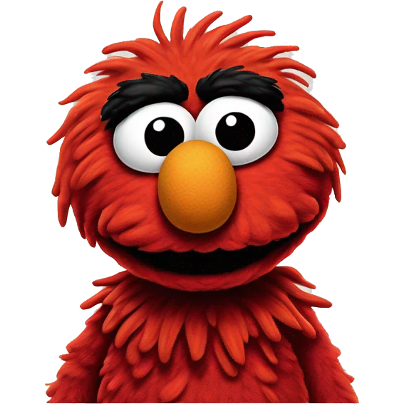 Elmo Sesame Street looks confused Elmo Sesame Street looks confused emoji