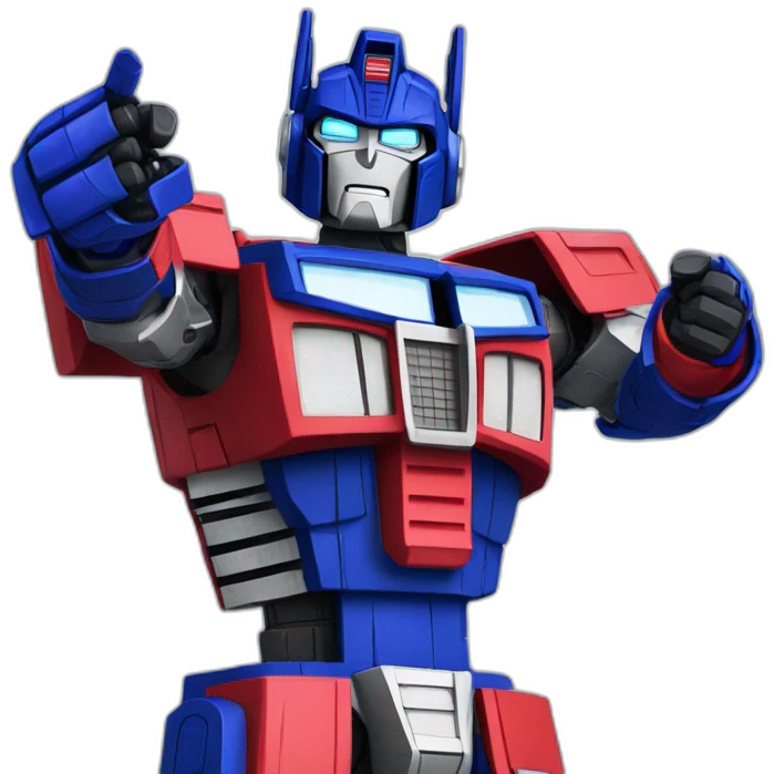 optimus prime thumbsup emoji