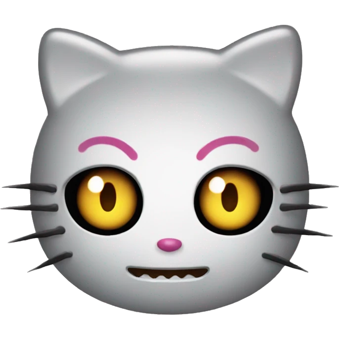 scary hello kitty emoji