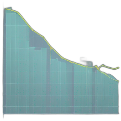 Line graph growing straight emoji