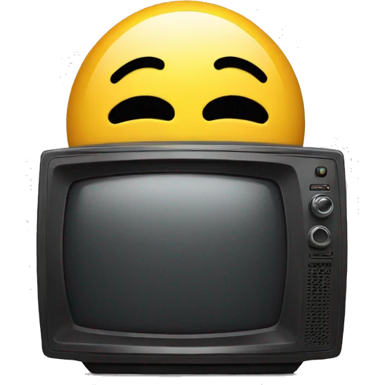 television with netflix logo emoji