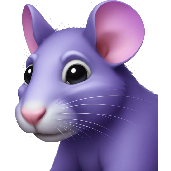 Purple rat emoji
