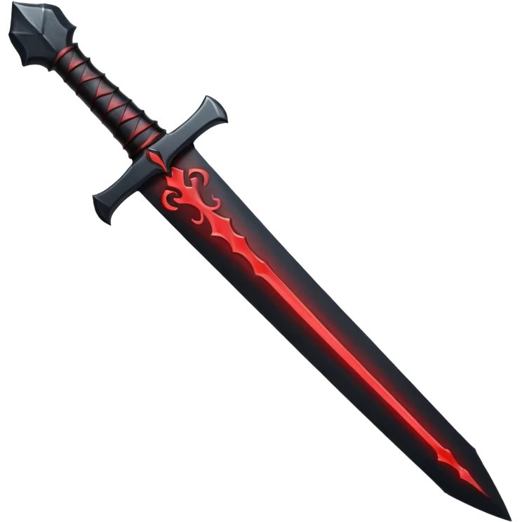 iOS emoji, dark fantasy dagger, obsidian blade, runes, blood drop, clean render, minimalismiOS emoji, dark fantasy dagger, obsidian blade, runes, blood drop, clean render, minimalism emoji
