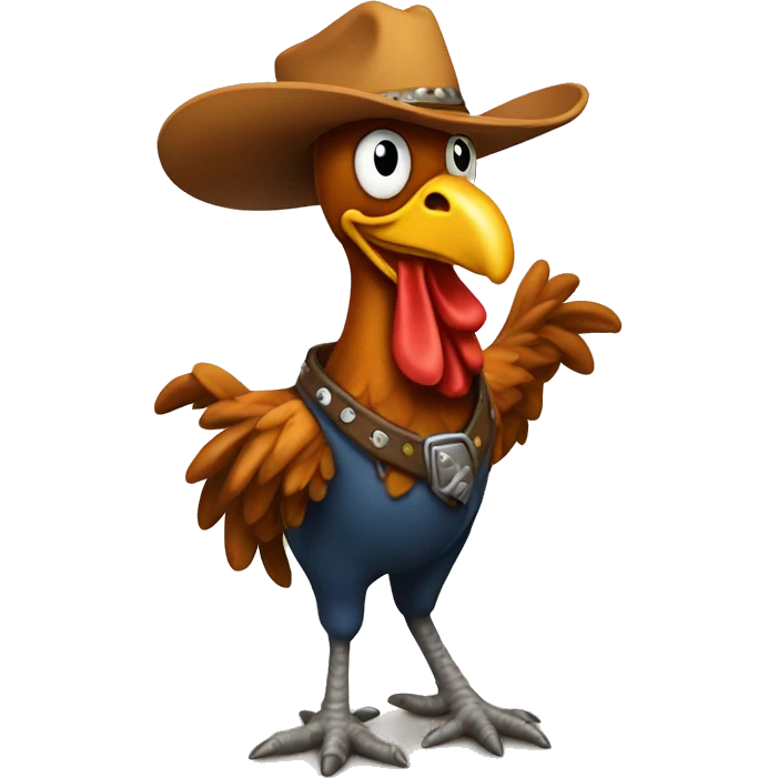 Cowboy chicken  emoji