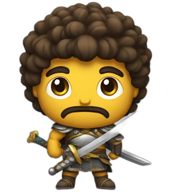 warrior with a sword emoji