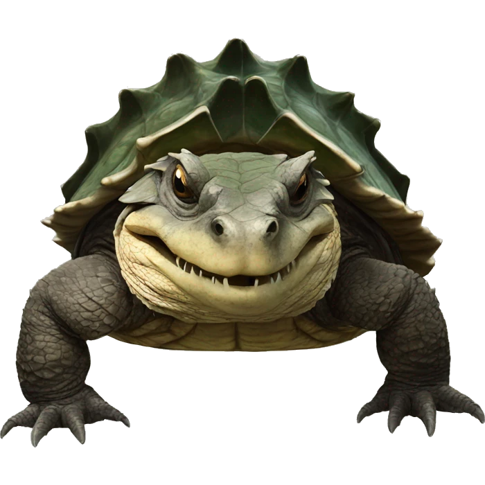 Alligator snapping turtle emoji