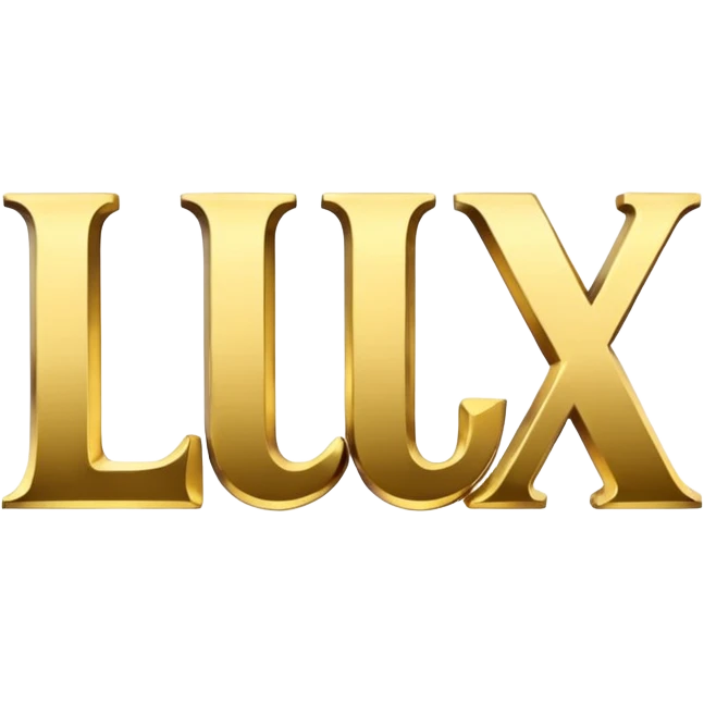 emoji of text "LUX" in times new roman font  emoji