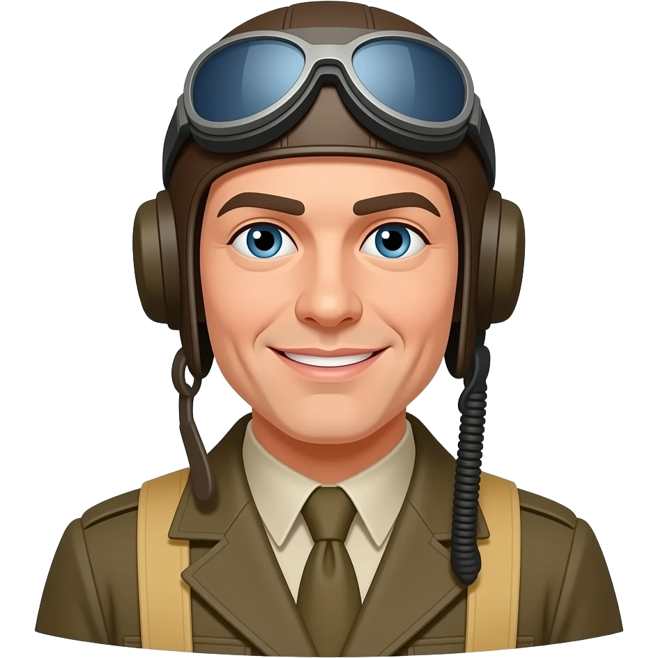 WWII pilot emoji