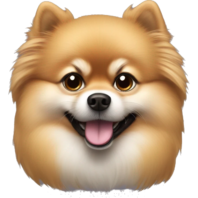 superhero pomeranian emoji