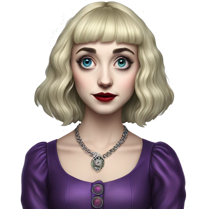 Sophia Anne Caruso is an American actress and singer best known for originating the role of Lydia Deetz in the Broadway musical Beetlejuice,  emoji