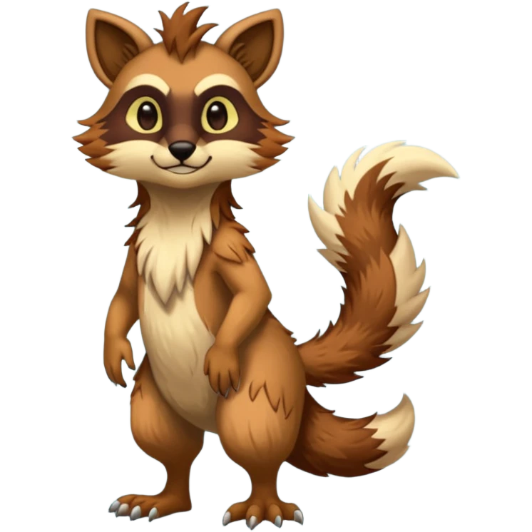 Anthropomorphic digitigrade Vernid-creature by LiLaiRa (full body) emoji