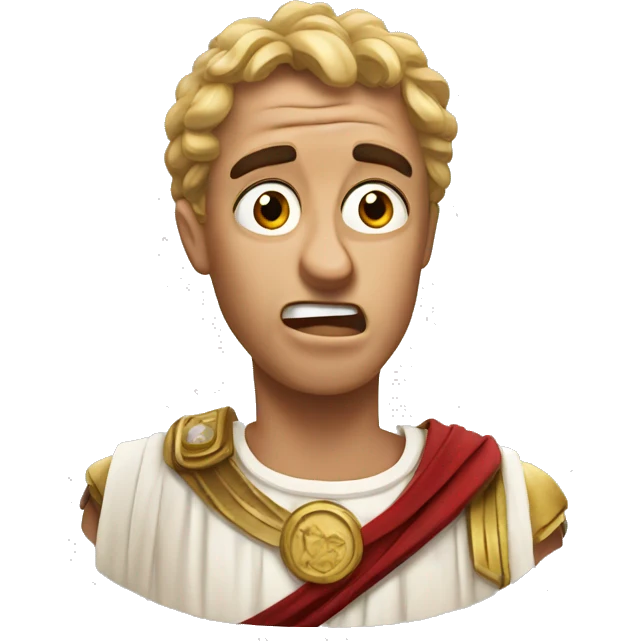 surprised Caesar emoji