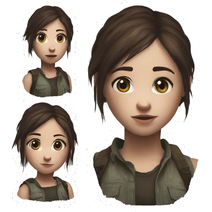 Ellie the last of us Little bit dezoom emoji