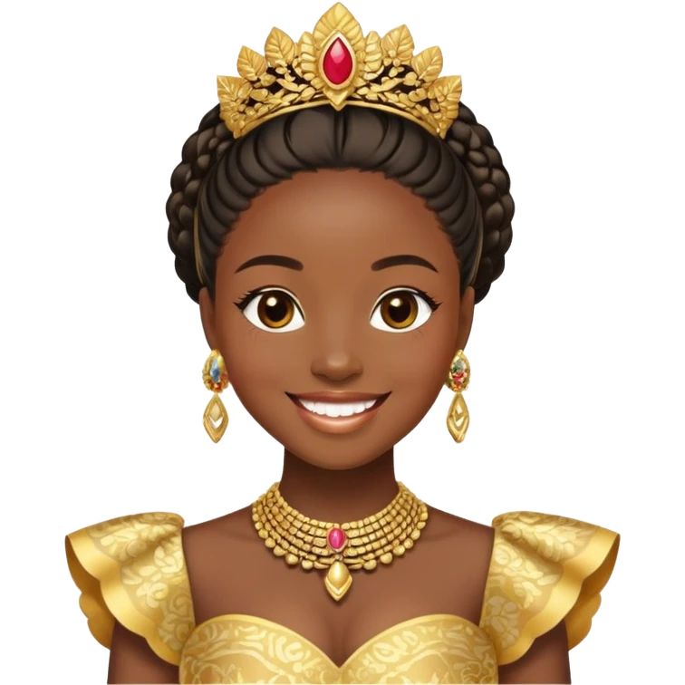 Aso ebi girl looking expensive  emoji