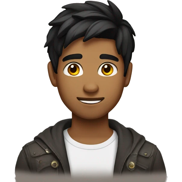 Indian 21 year old guy, fair complexion, black hair emoji