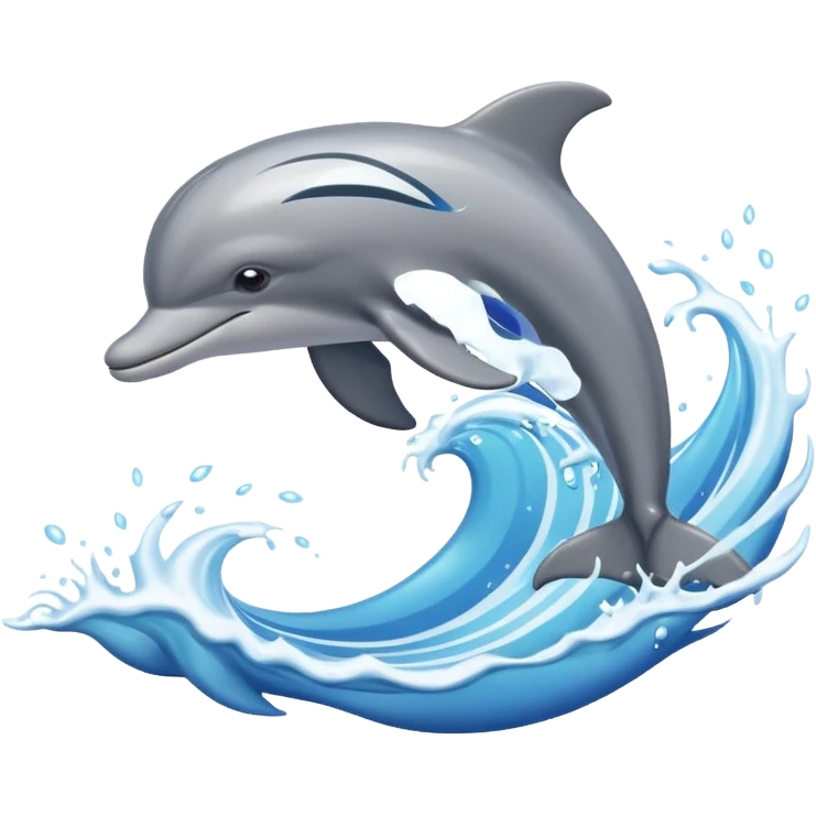 A playful dolphin leaping from the waves.



























































 emoji