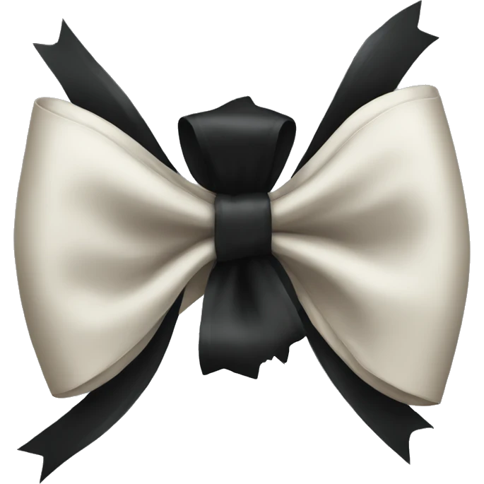 Black bow emoji