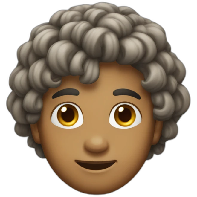 Cabelo maluco emoji