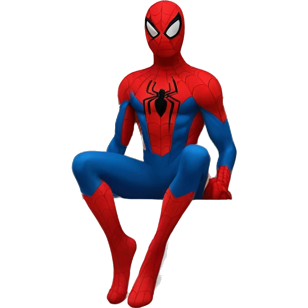 Spiderman dormido emoji
