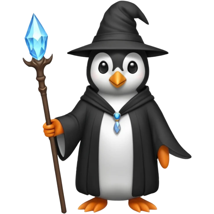 penguin wizard emoji