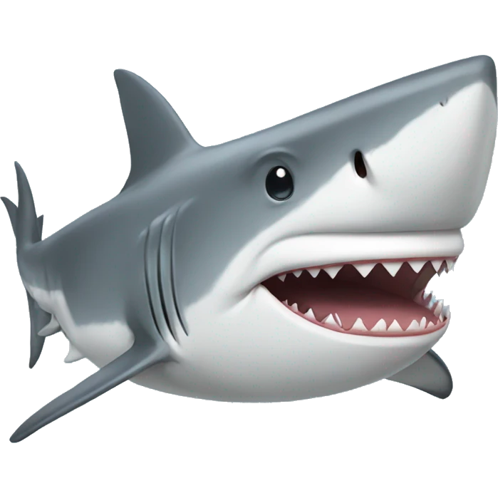 Shark with a hoodie emoji