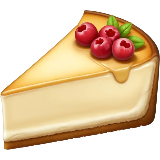 Cheese cake emoji
