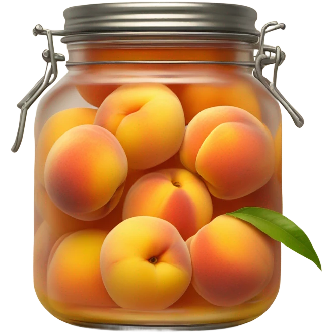Pickled in peach  emoji