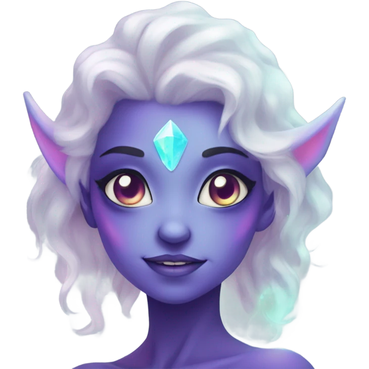 opal crystal gemstone demon 😈  emoji