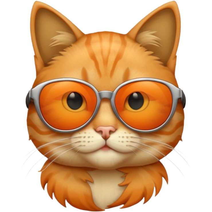 Cat wearing sunglasses emoji