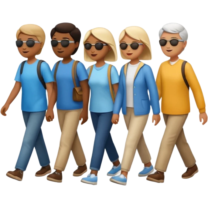 blind leading a blind emoji