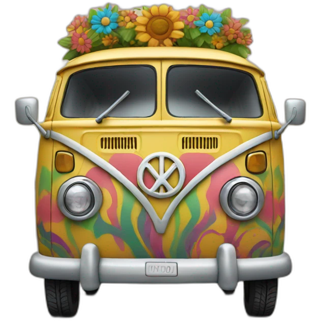 hippie van emoji