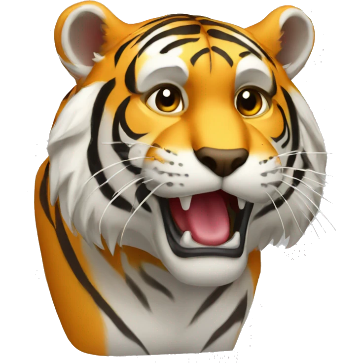Tiger: letter: J: on top emoji