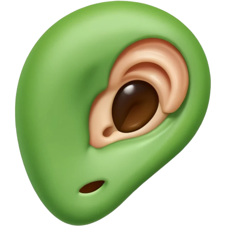  Ear green emoji