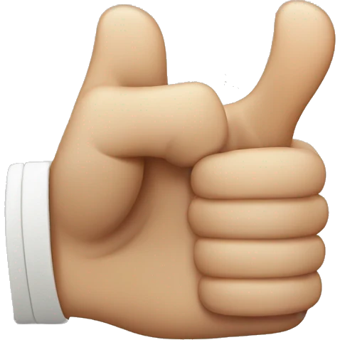 Blind of Thumbs up and middle finger emoji emoji