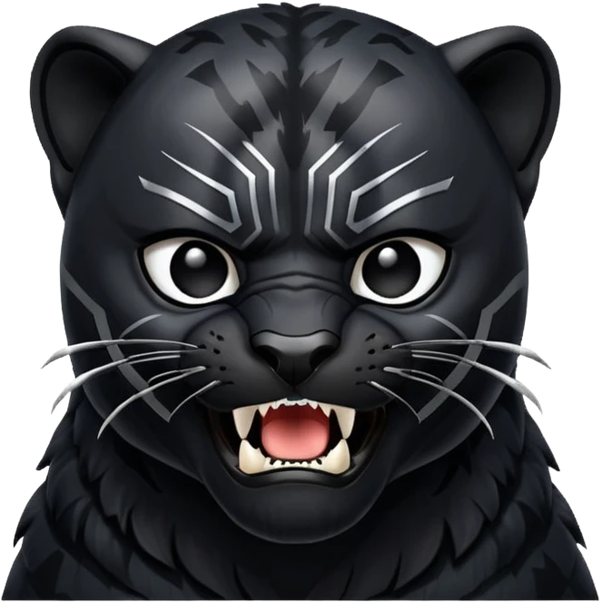 Black panther roar emoji emoji