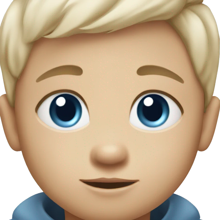 Baby boy blue eyes  emoji