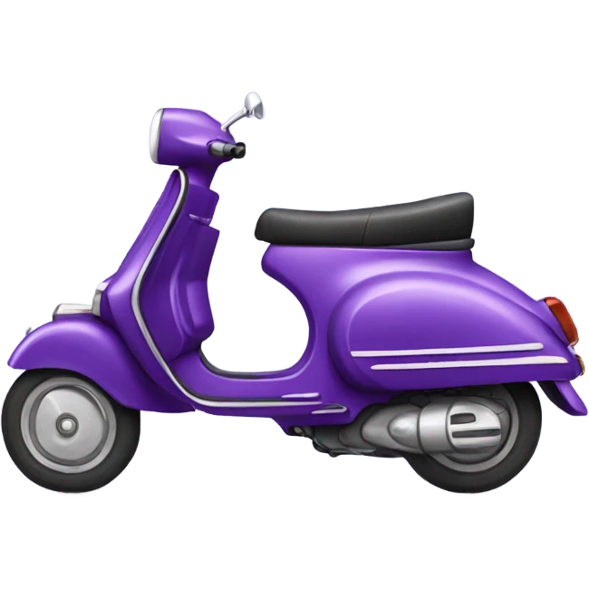 Purple Vespa  emoji