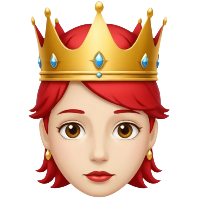 RED Crown King emoji