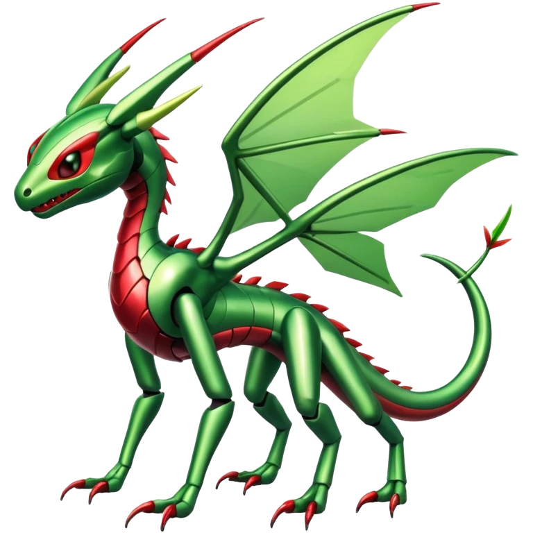 Shiny Futuristic Slim Cool Badass Exotic Flygon-Scyther-Hybrid-Creature emoji